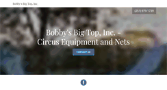 Desktop Screenshot of bobbysbigtop.com