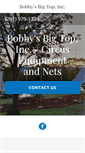 Mobile Screenshot of bobbysbigtop.com